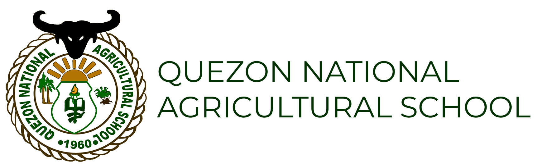 Quezon National Agricultural School Logo